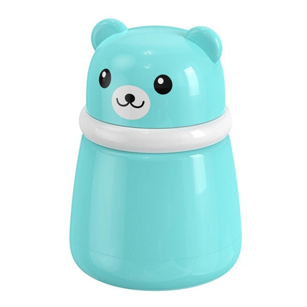 Soft Applicator Bear Shaped Powder Puff Container Seal Lid Portable Design Baby Powder Puff Box Cute Cartoon Bear Empty Box