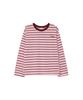 Seuteulaipeumagalin Stmg Logo Striped Long Sleeve Pink