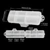 Outdoor Fishing Tool Box Portable Fishing Tackle Box Fishing Tool Baits Lures Box Double Sided Baits Lures Organizers