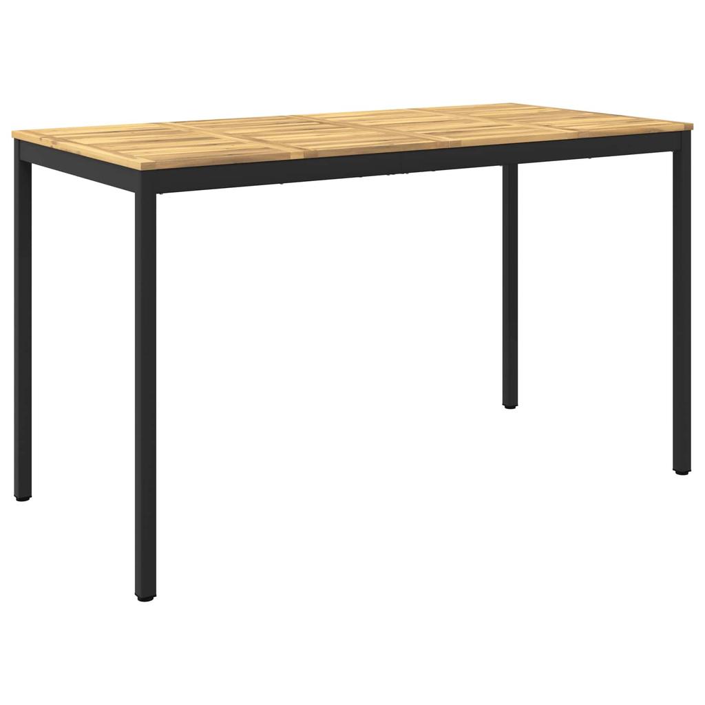 Garden Bar Table NAARDEN White and Black 180 X 88.5 X 105 Cm