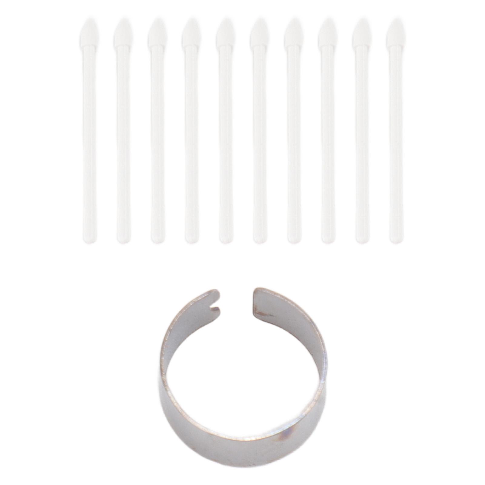 

Наконечники для цифрових ручок EMR із 10 шт. Наконечники ручок з сенсорним екраном ABS, заміна для Remarkable 1 2 для King Write M White