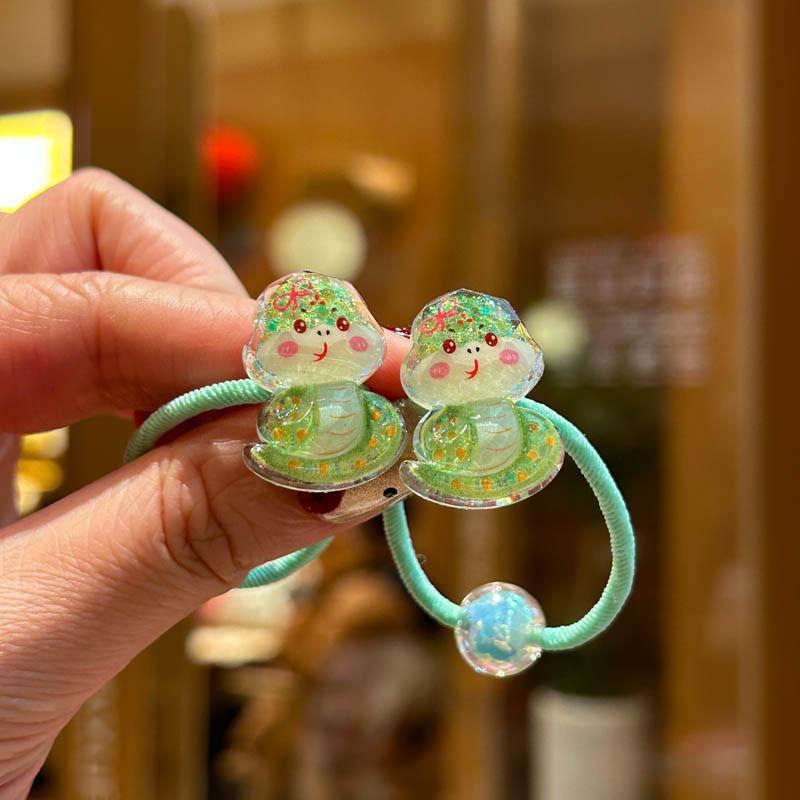 1 Pair Kids Princess Hair Bands Elastic Snake Design Cute Children Hair Ties Baby Headwear Girls Accessory