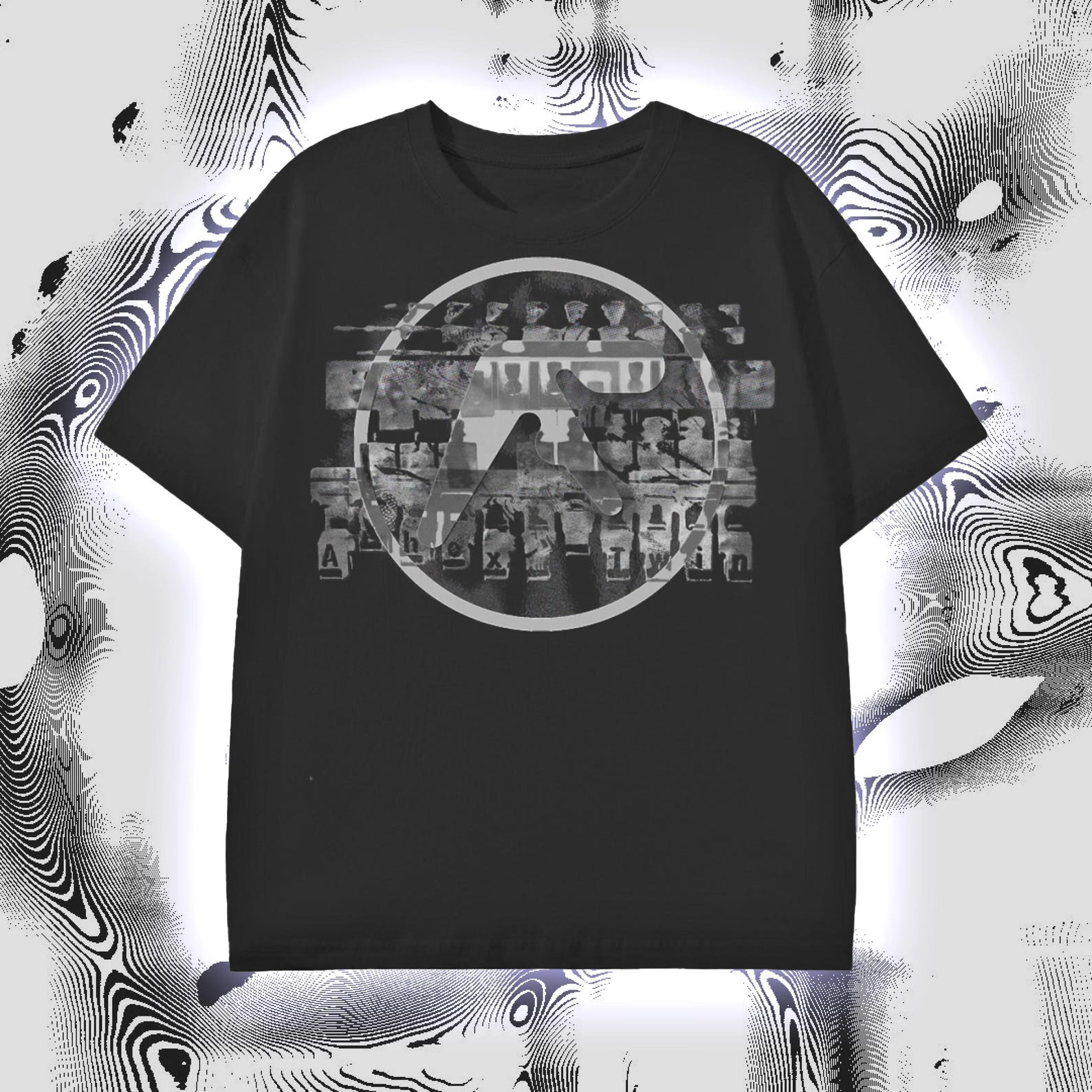 Aphex Twin Drukqs Arctic Camo Graphic Tee - IDM Unisex Cotton S