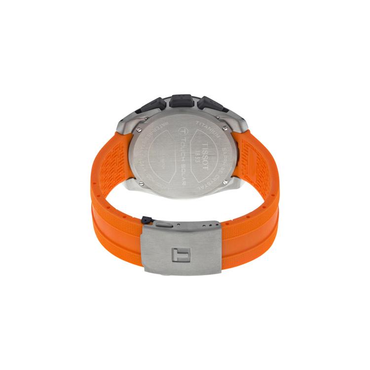 Tissot Quartz Movement 100m Water Resistance Men's Watches Watch Blue Dial Titanium Watch Case Rubber Strap T091.420.47.051.01