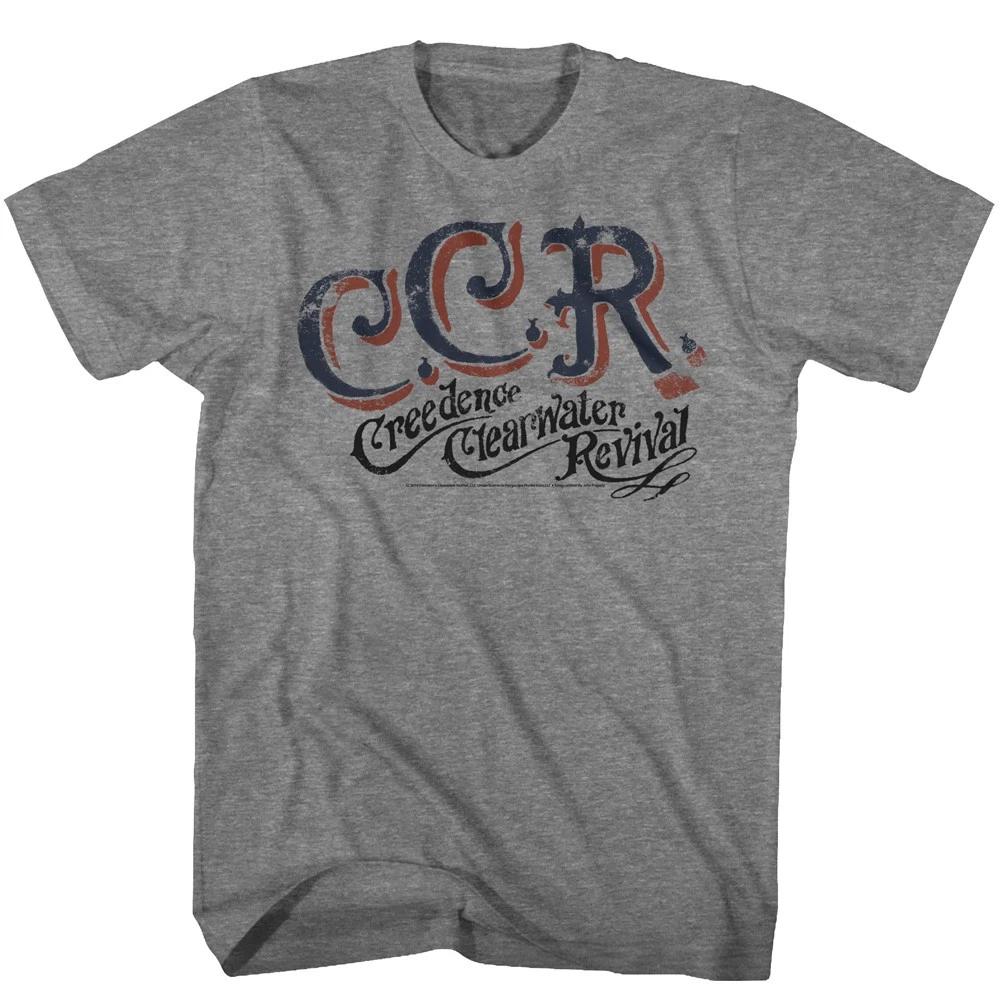 Мужская футболка с логотипом группы Creedence Clearwater Revival CCR L