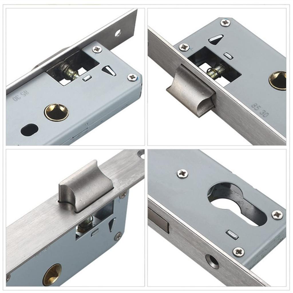 85 35mm keyless double tongue socket door lock suitable for frame door universal anti-rust lock body on the left and right