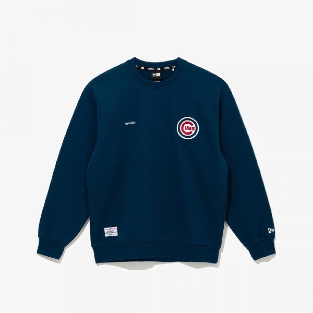 

New Era Mlb Chicago Cubs Team Logo Sweatshirt Dusty Blue navy/XXL