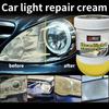 Car Headlight Repair Cream, Anti-oxidation and Scratch Repair, PVC Plastic Polishing,Suitable for Car Light Maintenance and Care