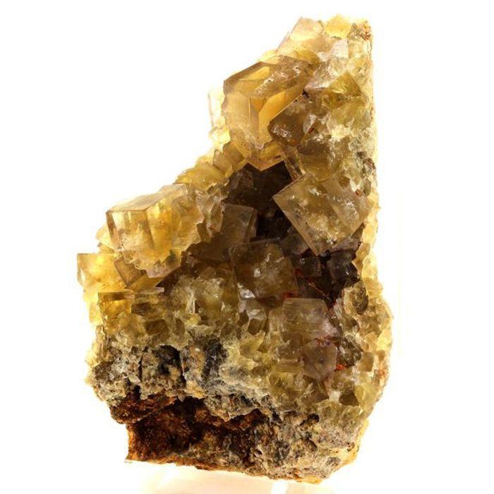 Pierres et Minéraux. Fluorite. 636.5 ct. Valzergues, Aveyron, Occitanie, France..