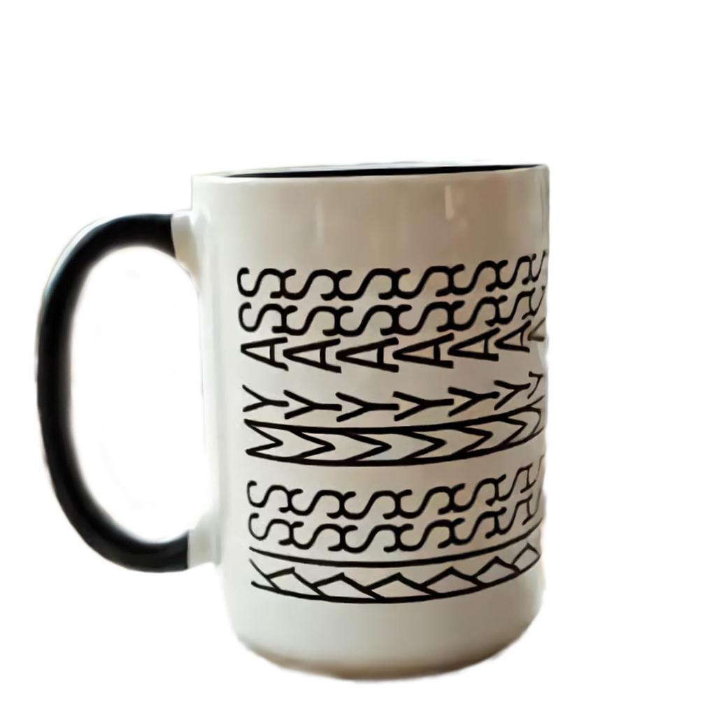 Hrnek se skrytým vzkazem - Toto! - Dělá sarkastický a vtipný dárek pro kolegu nebo nejlepšího přítele.. Humorný hrnek pro dospělé s hrubým vzkazem.