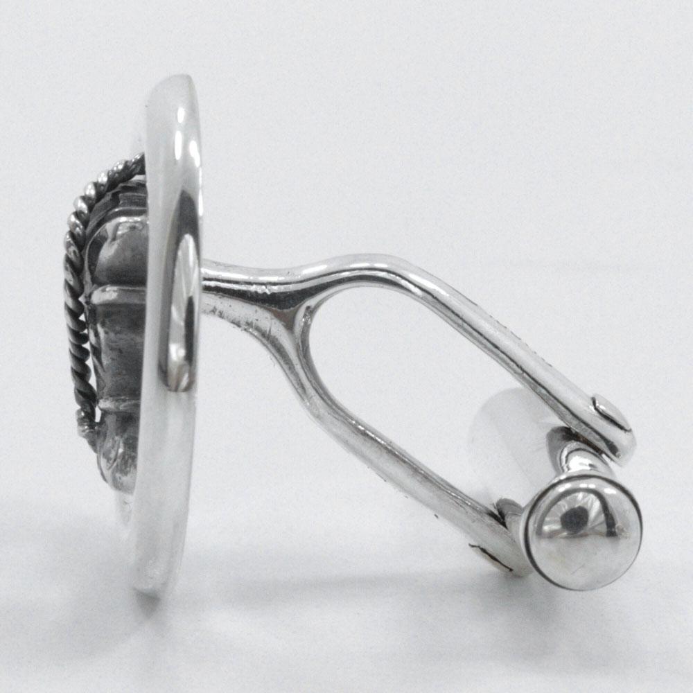 Gucci Hose Motif Cuffs Silver925 Mens Used