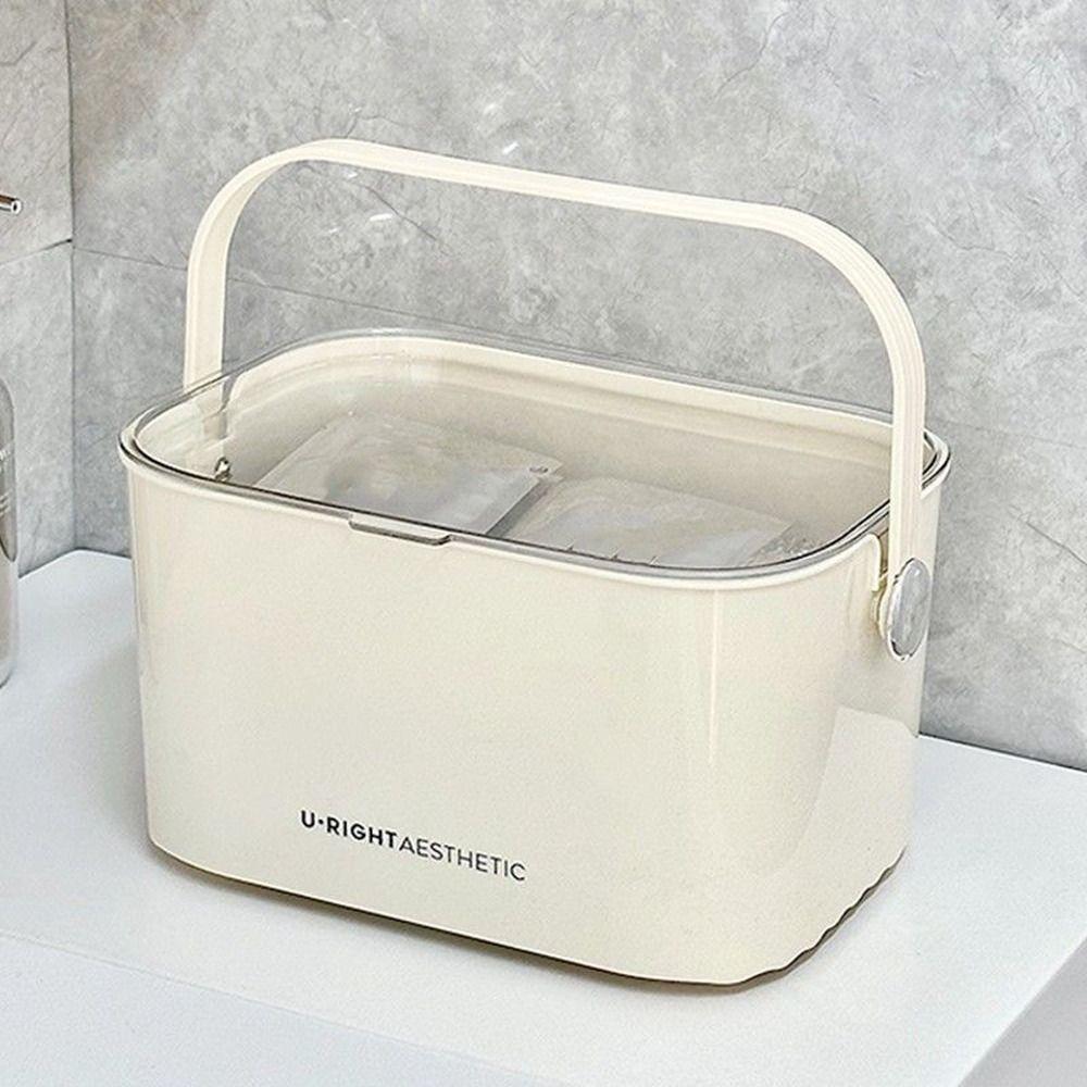 

Plastic Bath Basket Large-Capacity Bathroom Storage Basket Simple Wash Basket Home