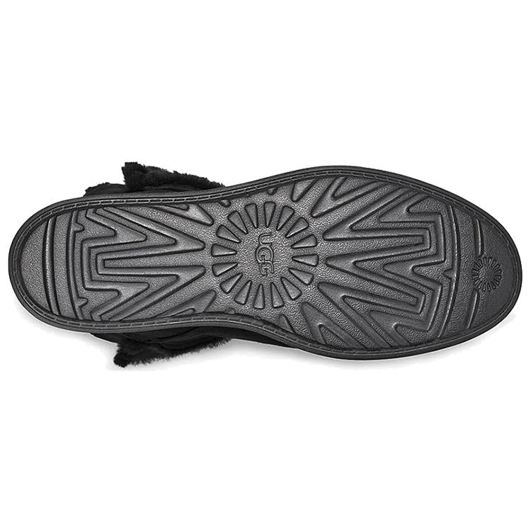 UGG Classic Mini Spill Seam Blvd Snow Boots Black Women's 1108145-BLK
