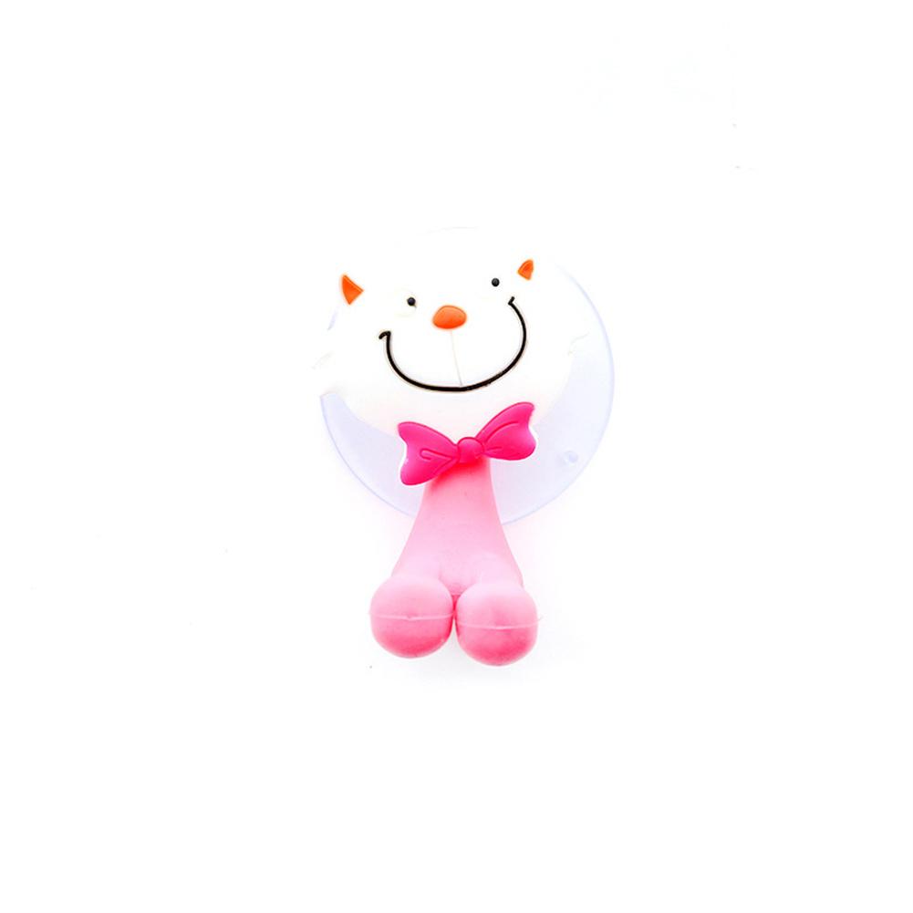 Novelty Cartoon Animal Toothbrush Holder Wall Mount Suction Cup Bathroom Organizer Fun and Practical Accessories