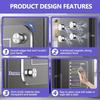 Magnetic Clear Acrylic Menu & Memo Board for Fridge - Weekly Planner
