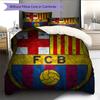 Povlečení s motivem FC Barcelona Domácí dekorace Narozeninový dárek (1 * povlak na přikrývku + 2 * povlak na polštář, bez výplně)