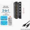 4K HDMI KVM Switch: Seamless 4-in-1 USB Keyboard/Mouse Synchronization