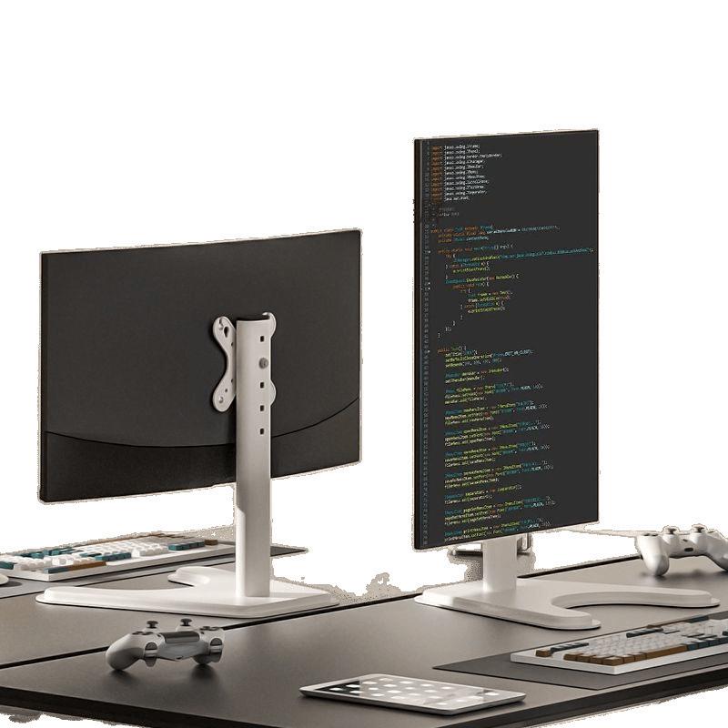 Universal Height-Adjustable Monitor Stand, Punch-Free, Compatible with 14"-32" Screens