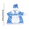 Spring Pastoral Dress & Hat for Porch Goose 58cm, Wedding Holiday Decoration, Yard Patio Lawn Outdoor Goose Costume Outfit