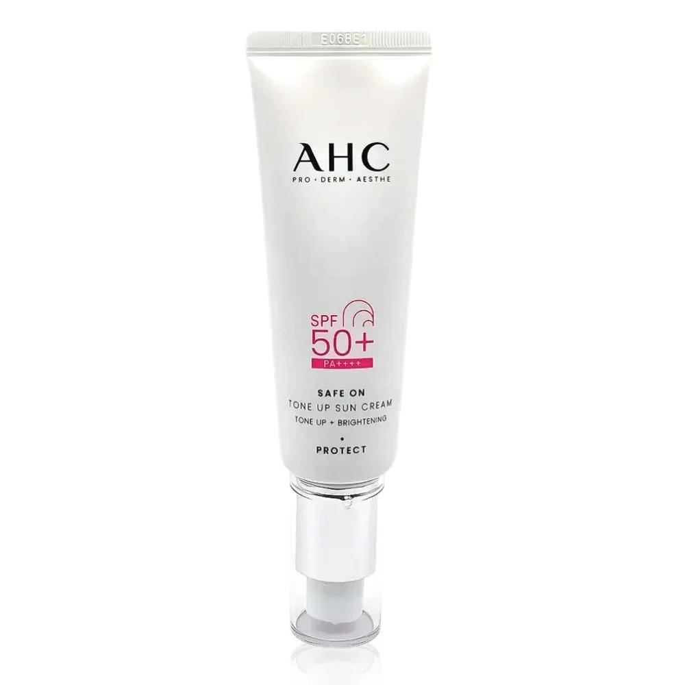 

AHC Safe On Tone Up Sun Cream SPF50+ PA++++ 50ml / Radiant Skin / Mild Sun Care / Makeup Base 1