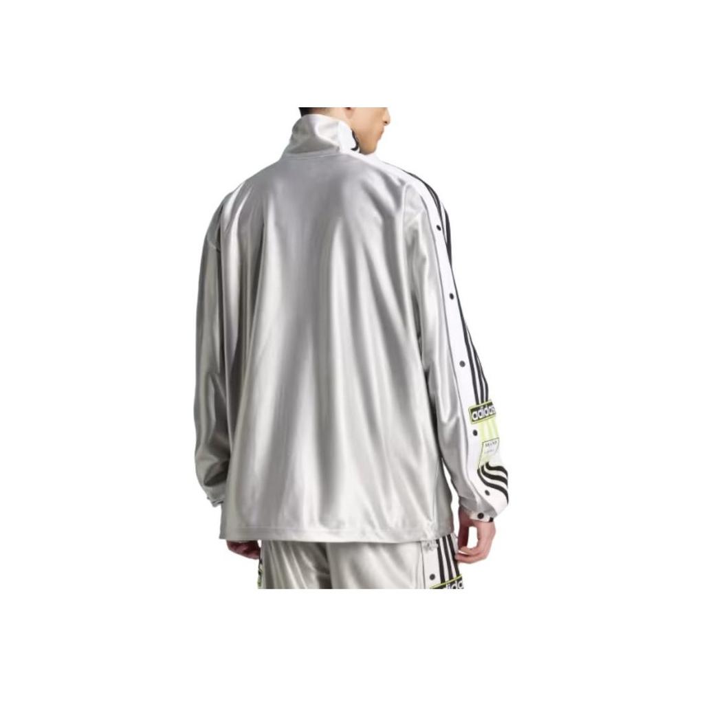 Adidas Originals Adilenium 2 Season Megabreak Jacket Retro Sports Stand Collar Brand Logo Fashion Zipper Long Sleeve Jacket Men Jacket JM9660