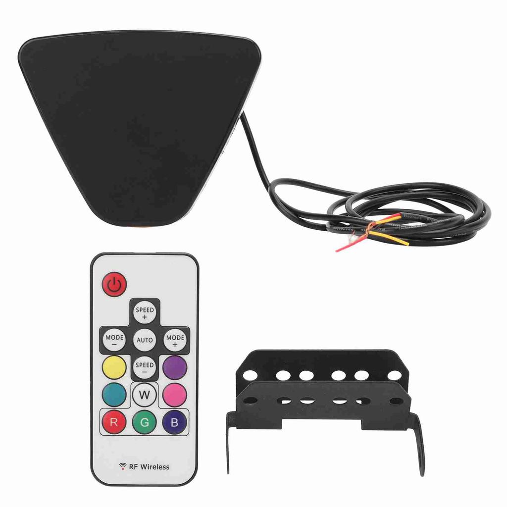 Universal LED Tail Lamp Colorful Multifunction Rear Stoplight Backup Light with Remote Control for Car