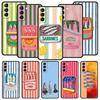 Handyhülle Cover für Samsung Galaxy S26 S25 S24 S23 S22 S20 S21 FE Ultra Plus S25 Edge Weiches TPU Hüllen Lustiger Fisch Sardinen Laser