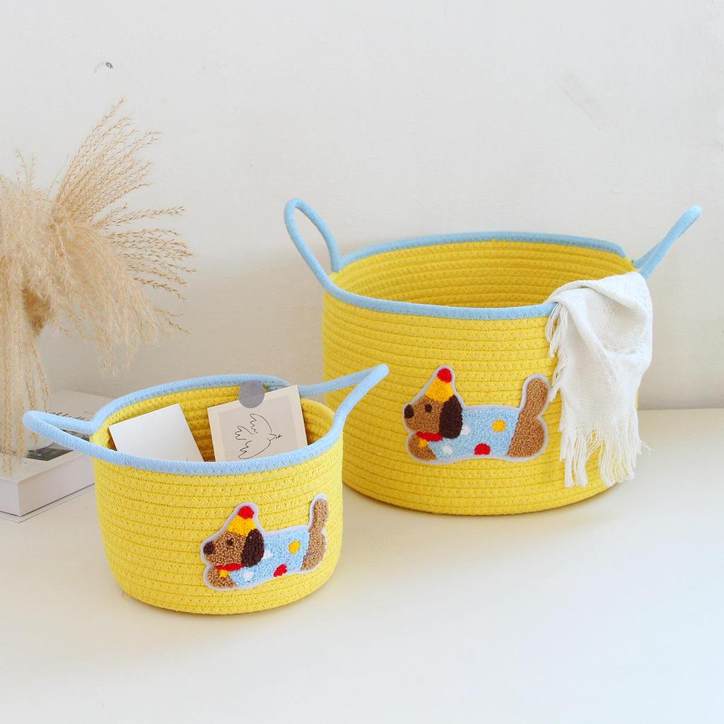 In-Style Handmade Woven Storage Basket for Office and Home