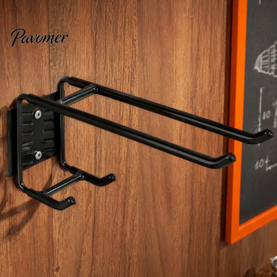Garage Tool Organizer Rack U-Shaped Storage Utility Hook, Heavy Duty Carbon Steel Hanger, Wall Mount Racks Mounted Space Saving Holder for Extension