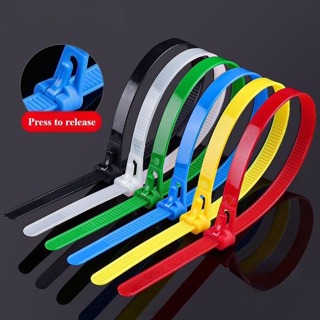 Magic Tape Cable Tie Reusable Cable Velcro Self Adhesive Cord Wrapper for Data Charger Cable Organizer Home Use Nylon Marker Tie