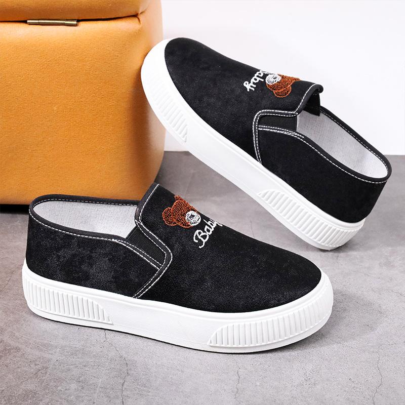 Spring and autumn new Internet celebrity ins Korean version of white shoes niche viral trends versatile soft-soled student shoes canvas shoes