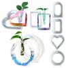 Test Tube Flower Pots Silicone Mold DIY Hydroponic Plant Molds Epoxy Resin Molds