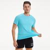Men's Quick-Dry Reflective Running T-Shirt - Crew Neck, Short Sleeve, Summer Fitness Wear