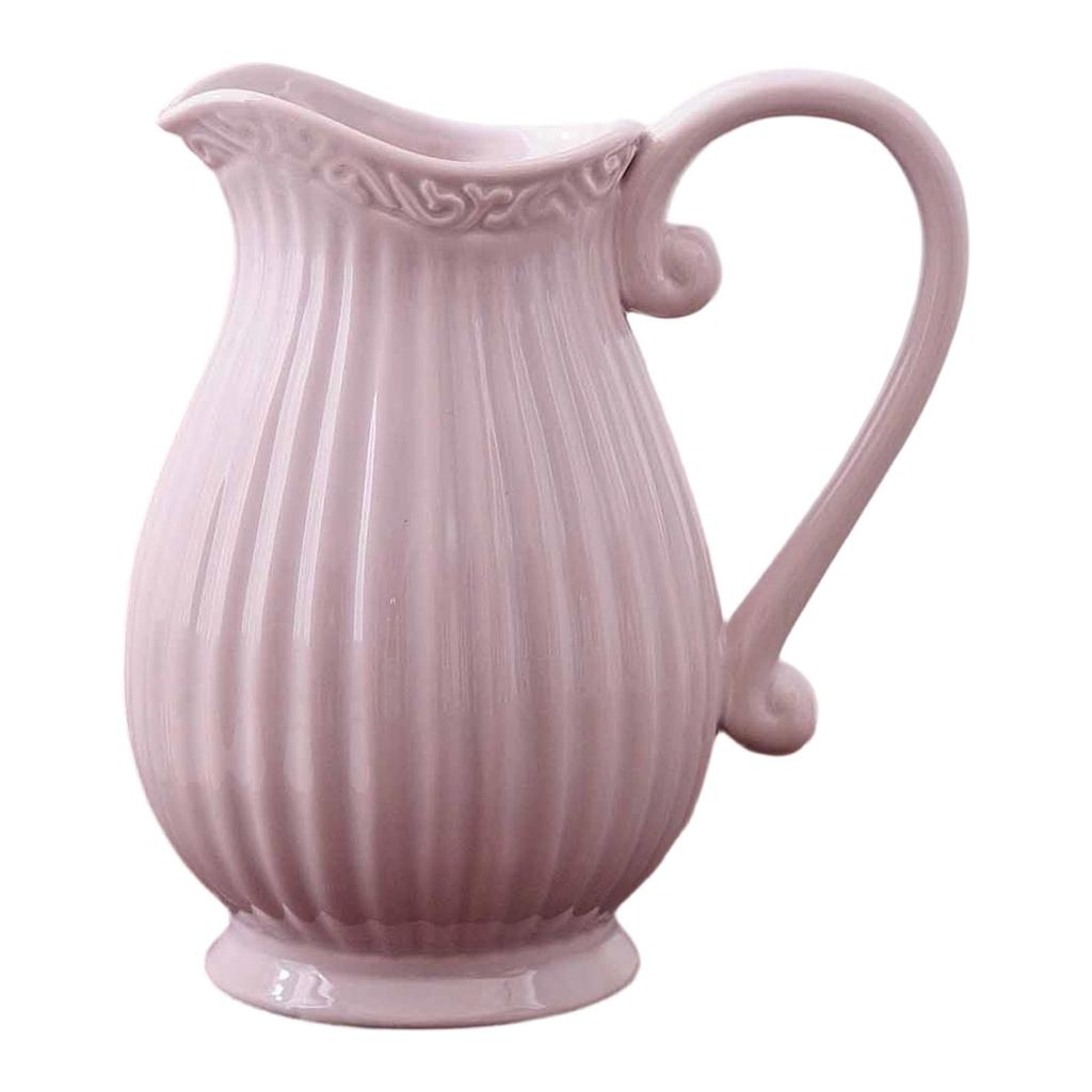 Vaso Caraffa Ceramica Vaso Brocca Decorativo Centrotavola da Interno Espositore Portafiori Minimalista per Festa Casa Soggiorno