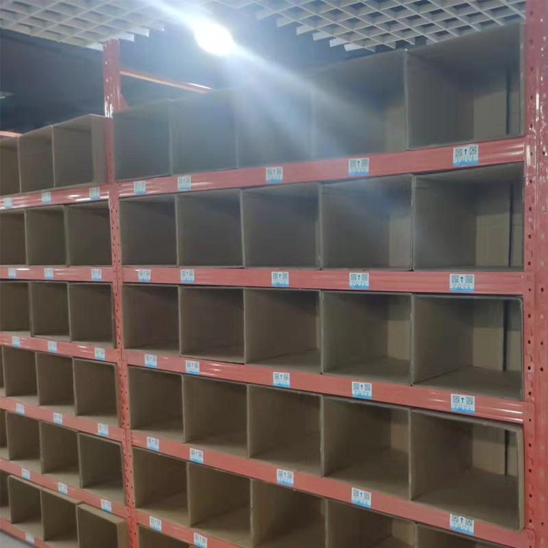 Five-Layer Super Hard Storage Organizer with Slanted Compartments for Warehouse or Supermarket