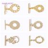 7 Types 18K Gold Plated Brass OT Clasps Bracelet/Necklace Connect Clasps For Jewelry Making Supplies DIY Crafts Accessories