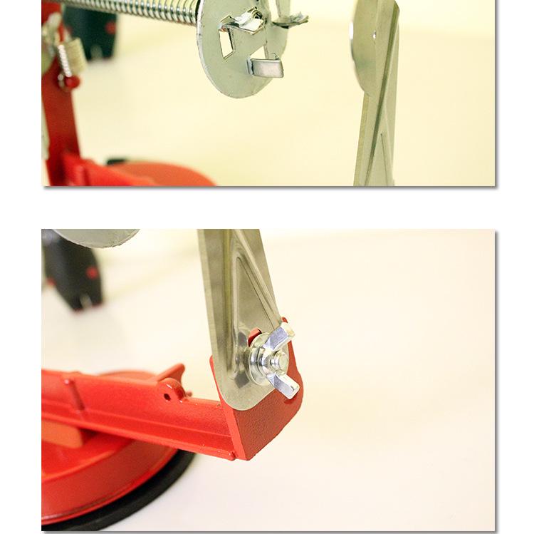 Manuel Paslanmaz Çelik Spiral Patates Dilimleyici - Ticari Döner Şiş Aracı