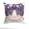 Love And Deepspace Pillow Case Square Double-Sided Printing Short Plush Sofa Cushion Cover Bedroom Bedside Pillow