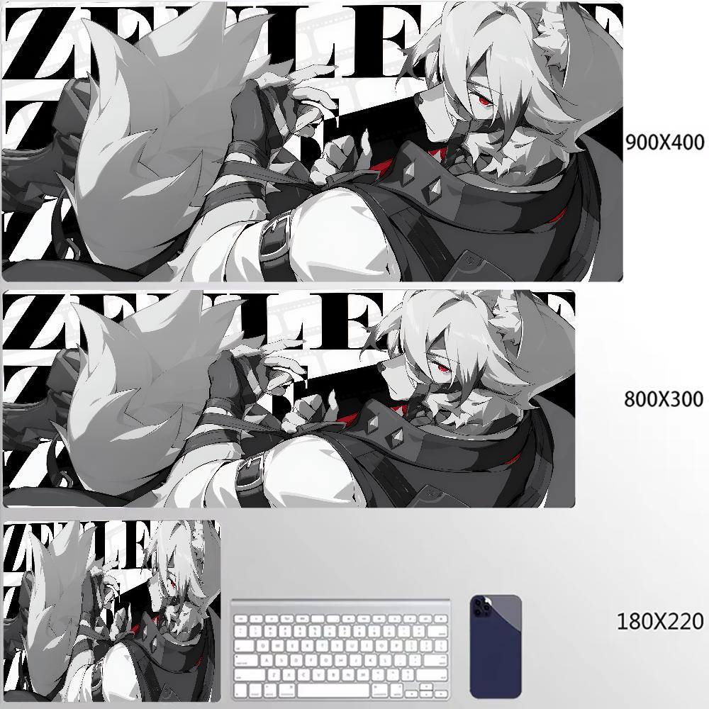 New Design Zenless Zone Zero Mouse Pad Ye Shunguang Remielle Sigrid XXL Large Mousepad Keyboard Pad Desk Mat Keyboard Mats