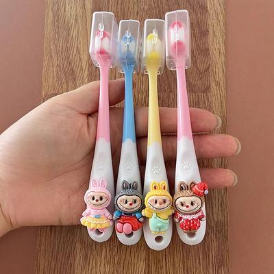 Labubu Kids Baby Soft Toothbrush Teeth Deep Cleaning Portable Dental Oral Care