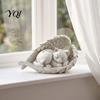 Garden Angel Figurines Pet Memorial Statue with Wings, Dog/Cat Durable Resin Waterproof Ornaments Sculpture, Weather Resistant Commemorative Ornament