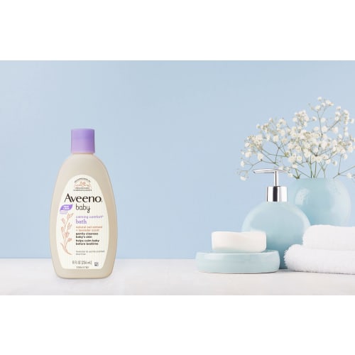 Aveeno Baby, Calming Comfort Bath, Lavender & Vanilla, 8 Fl Oz by Aveeno