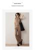 Women's Sleeveless Cashmere Wool Vest - Autumn/Winter High Neck Knit Sweater Base Layer