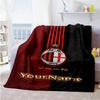 Ac Milan Personalized Name Blanket Multi-purpose Personalized Blanket Soft & Cozy for Chair Bed Living Room Home Decor Four Seasons Multipurpose