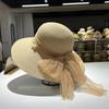 Hepburn style big brim summer new sunscreen sun hat children vacation straw hat bucket hat sun hat foldable