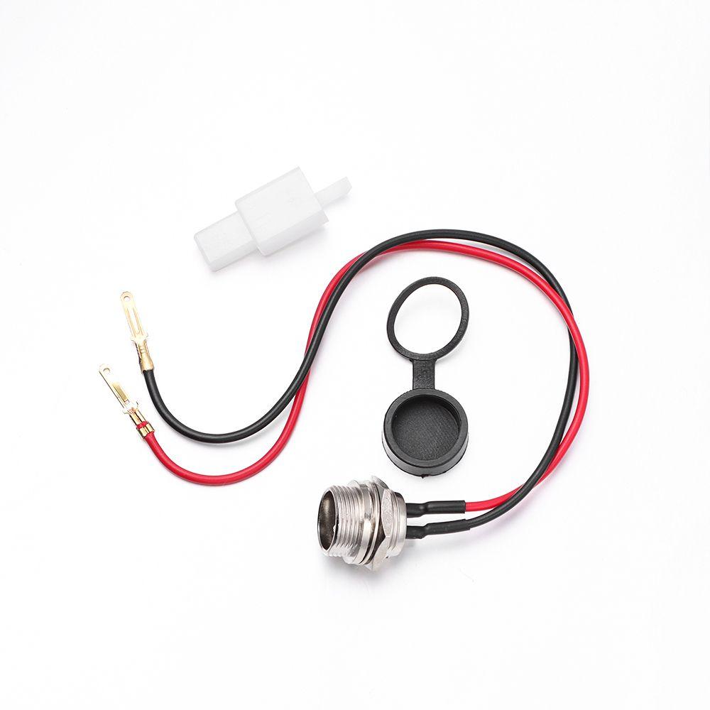 Parts for KUGOO M4 Port Plug Interface Power Cable Charging Socket Electric Scooter Charging