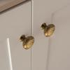 Retro Brass Handle Not Easy To Deform Simple Durable for Wardrobe Cabinet Drawers Home Decoration Beautification