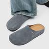 2025 Summer New Lazy One-pedal Casual Outdoor Half-bag Head Slippers 19987 gray-K