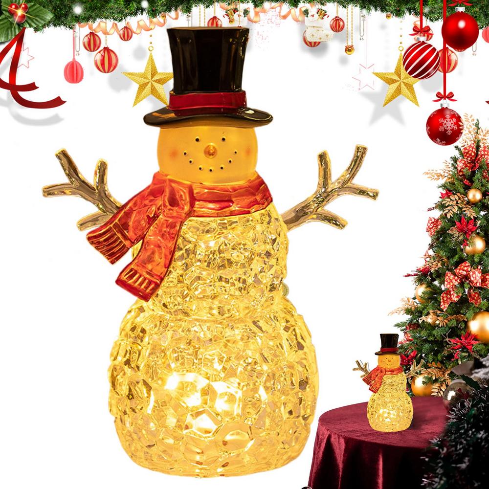 Table Lamps For Living Room LED Desk Light Decoration Christmas Snowman Night Light For Living Room Nursery Home Kitchen