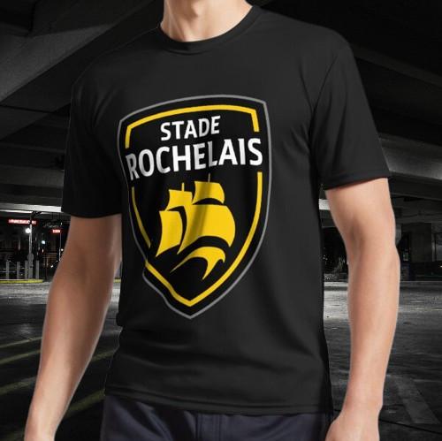 Stade Rochelais Rugby Active Logo T-Shirt Funny Size Mode American T-shirt S разноцветный